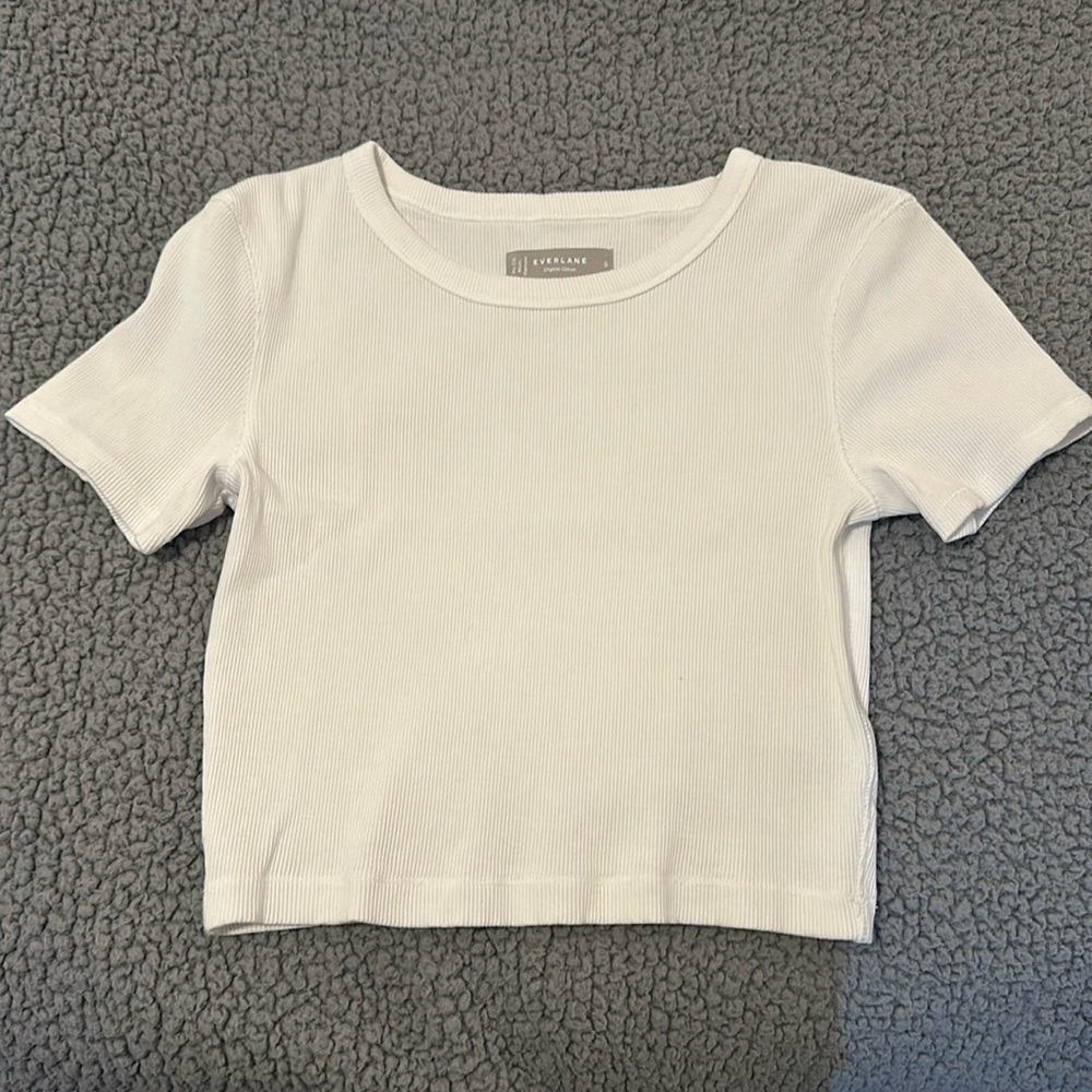 Everlane Ribbed Baby Tee